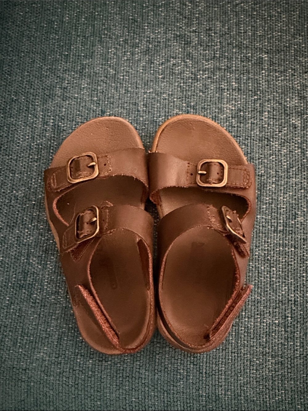 Merrell Kids Brown Double-Strap Buckle Sandals